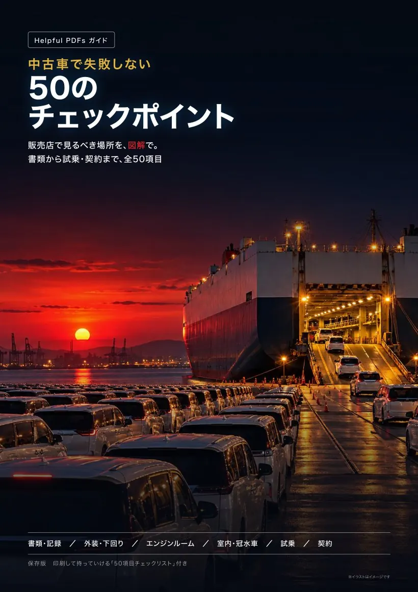 中古車で失敗しない50のチェックポイント